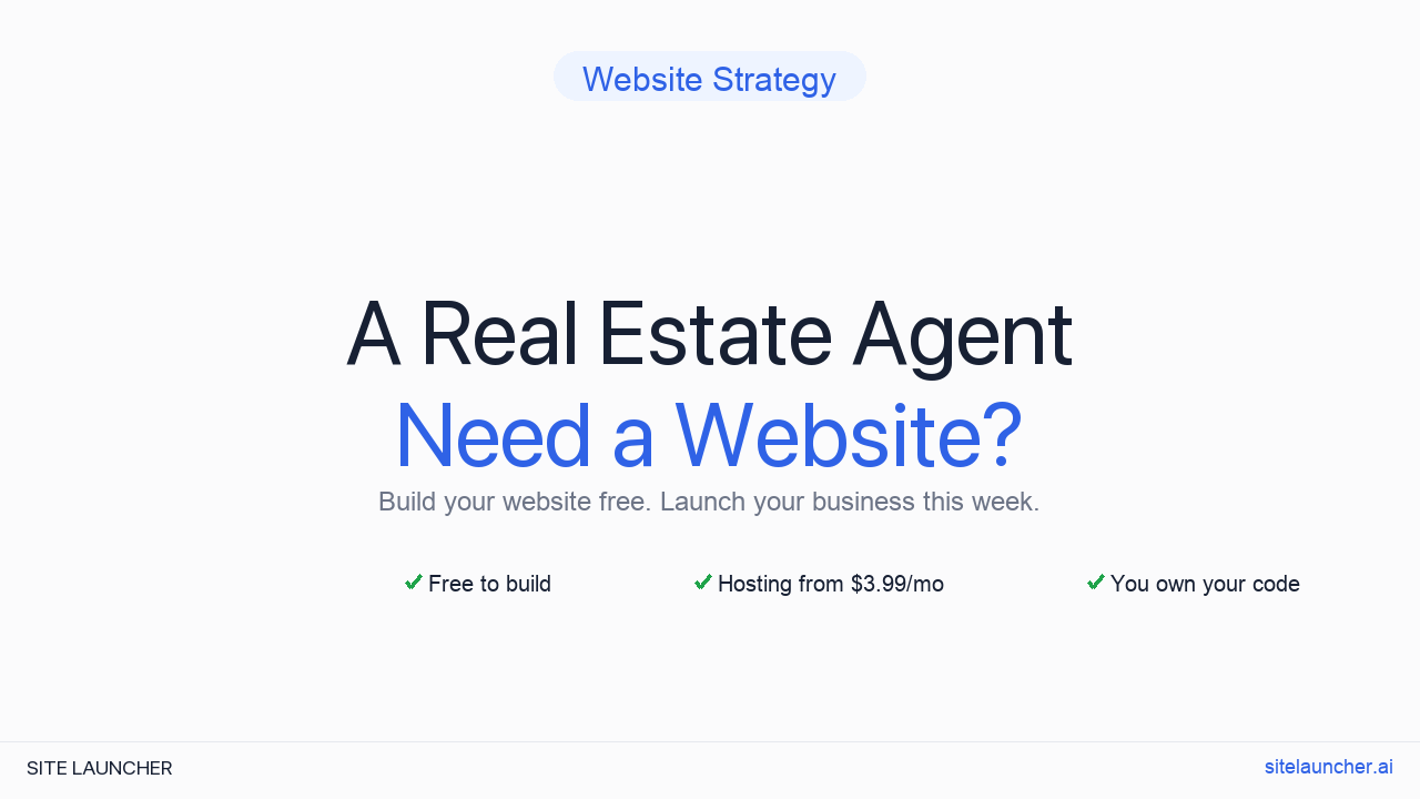 Best Website For A Real Estate Agent