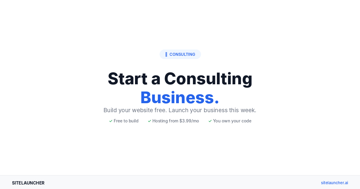 How to Turn What You Already Know Into a Consulting Business