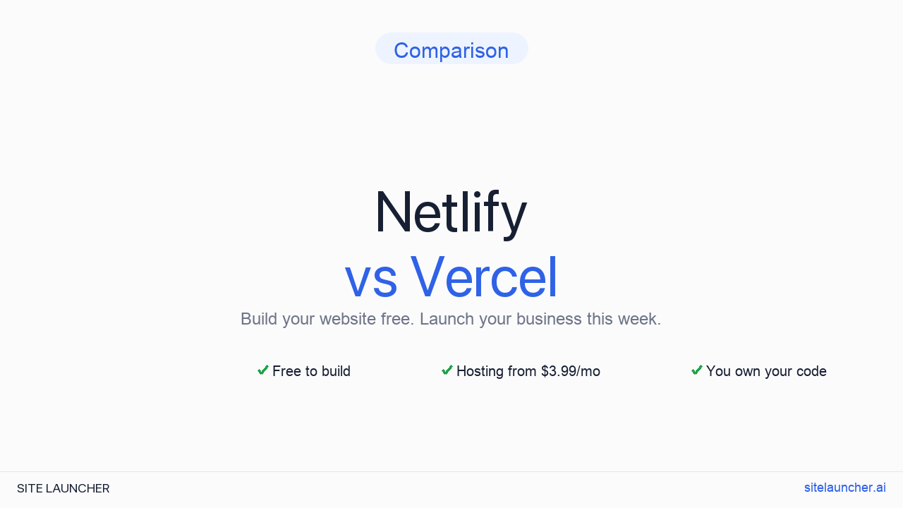 Netlify vs Vercel: Deployment Showdown