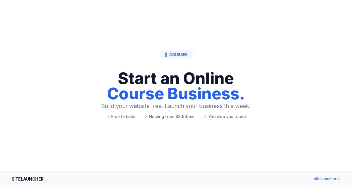 How to Create and Sell an Online Course (Even If You're Not an Expert)