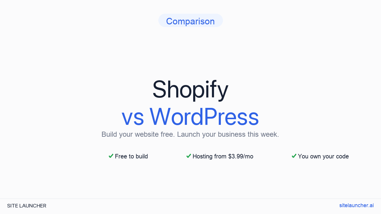 Shopify vs WordPress: Which Is Right For You