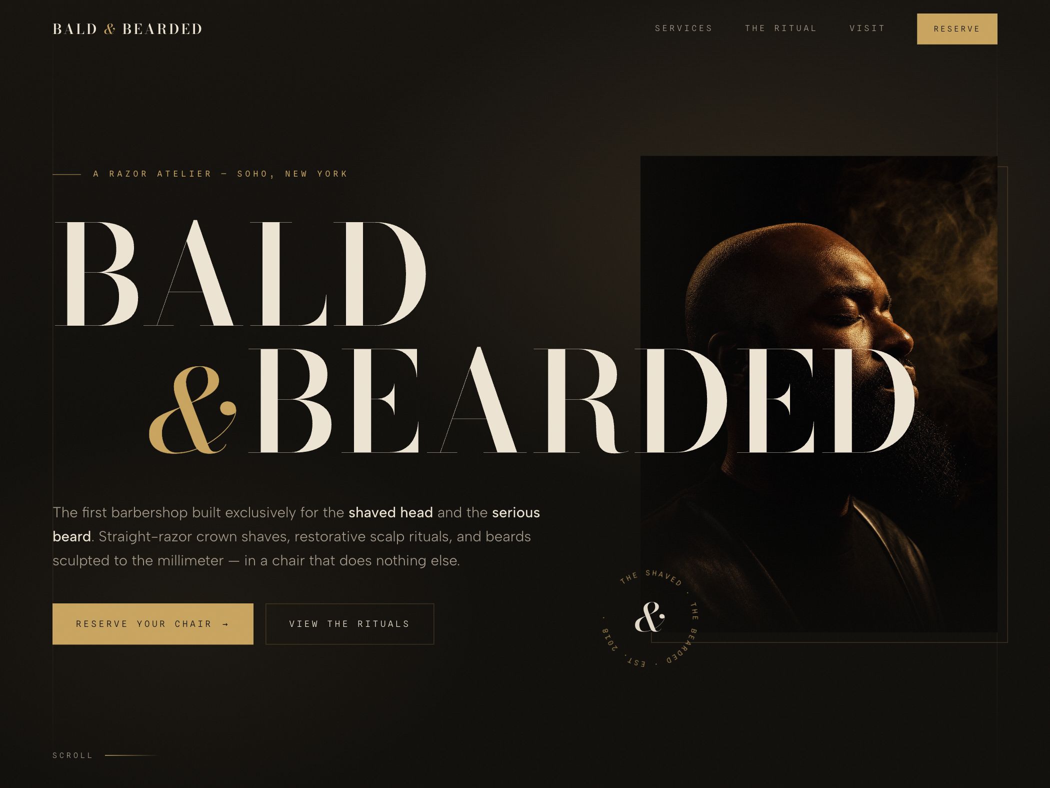 Bald and Bearded — website built by SiteLauncher